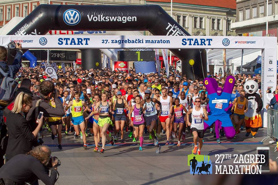 27. Zagrebški marathon privabil več kot 3.000 tekačev